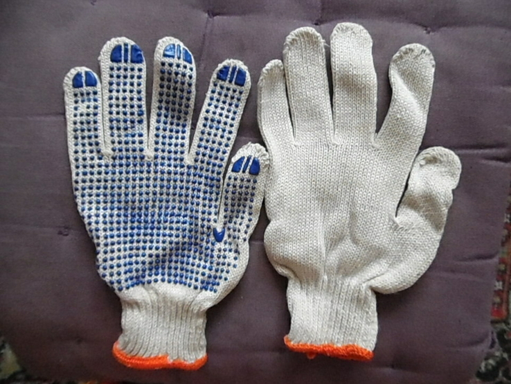 Перчатки белые, фото №2
