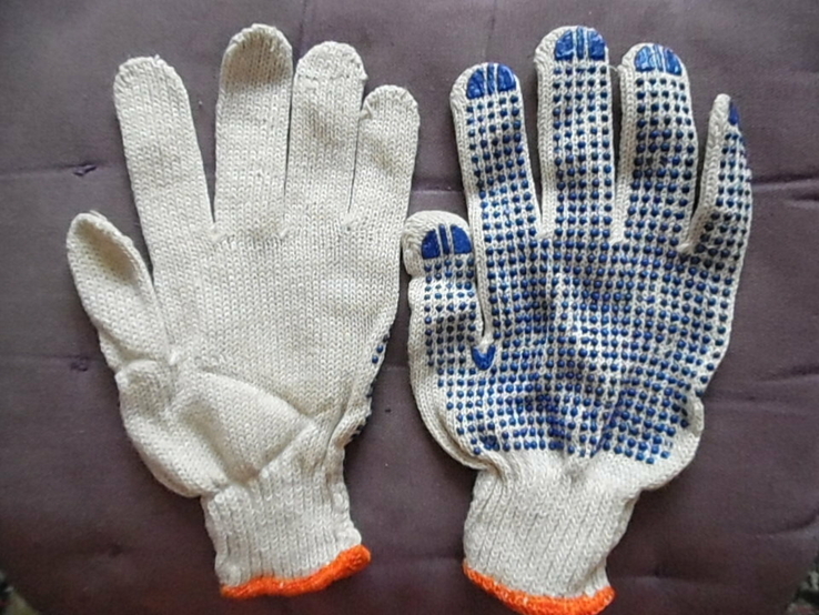 Перчатки белые, фото №3