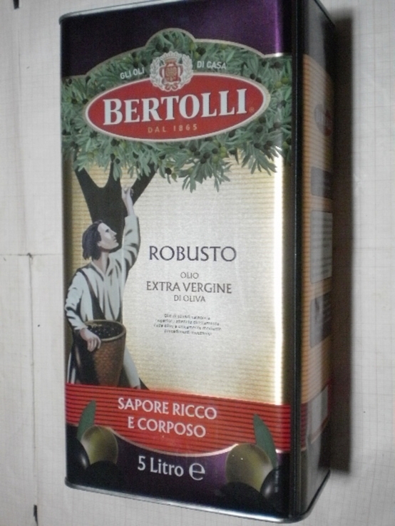 Оливковое масло "Bertolli" Италия 5л.