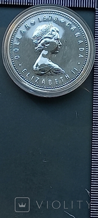1 доллар, Канада, 1978 год, XI игры содружества в Эдмонтоне, серебро
