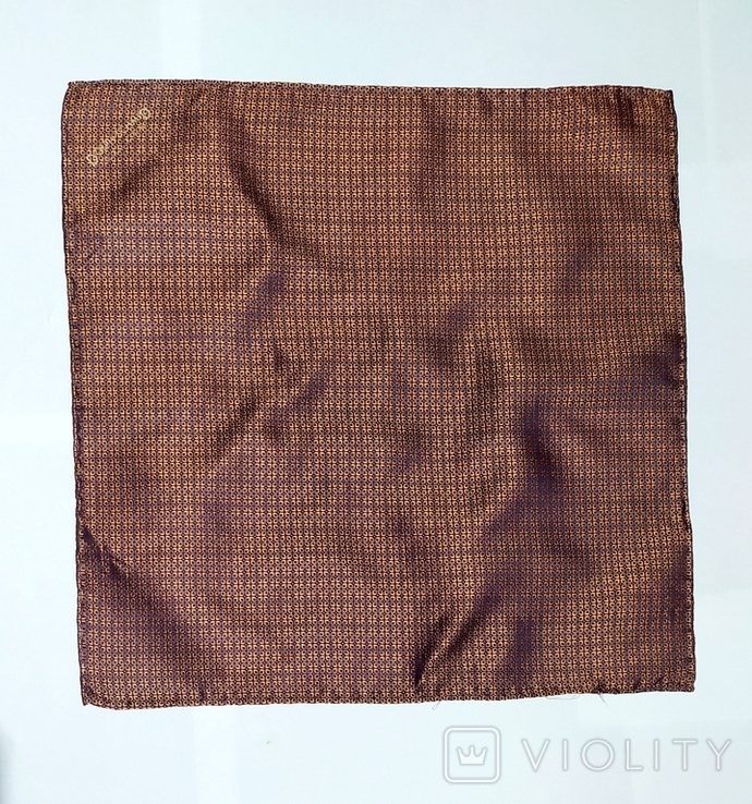 Новый шелковый мужской платок-паше Dolph schmid, Италия, фото №3