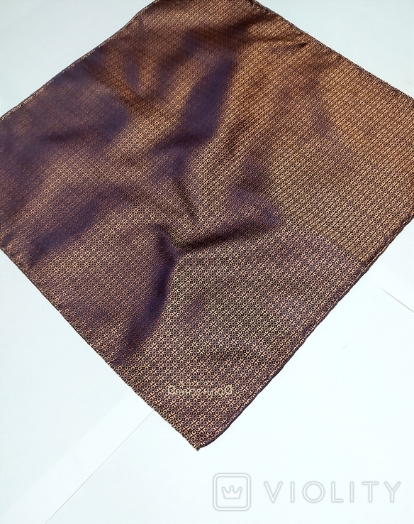 Новый шелковый мужской платок-паше Dolph schmid, Италия, фото №4