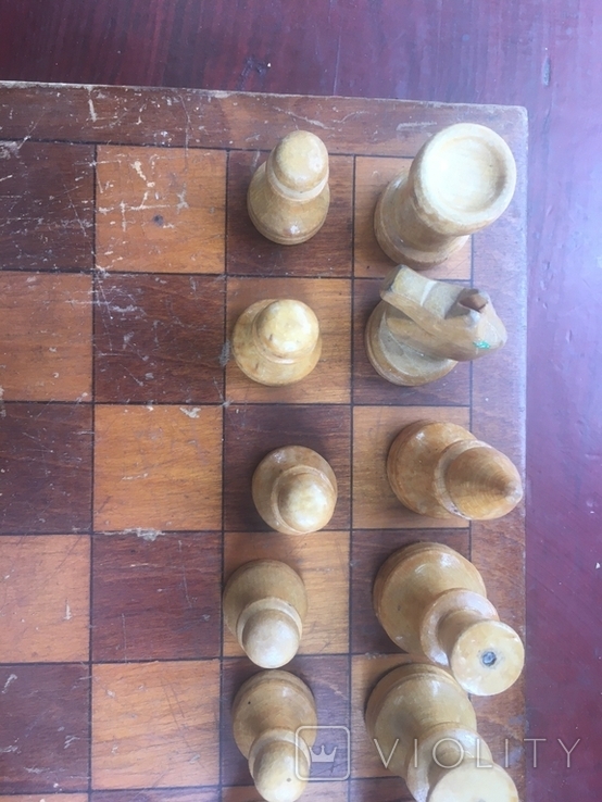 Шахматы деревянные СССР,доска 30на30, фото №5