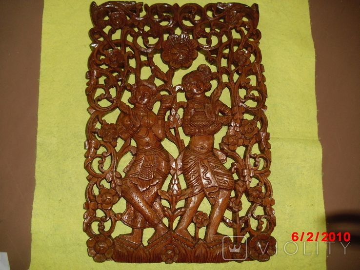 Wood carving- Indian gods-handmade, photo number 2