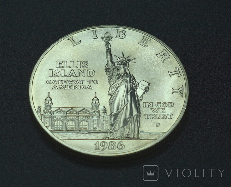 США 1 доллар, 1986 100 лет Статуе Свободы, фото №3