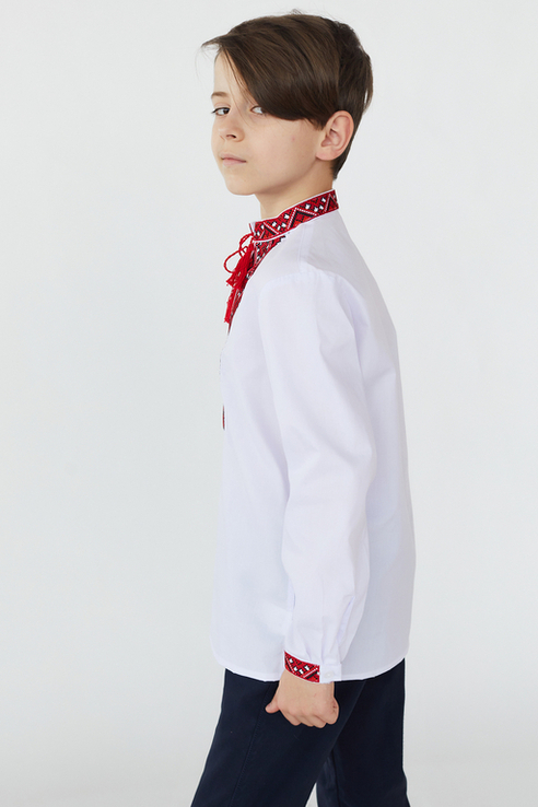 Сорочка для хлопчика Милодар (сорочкова біла), фото №4