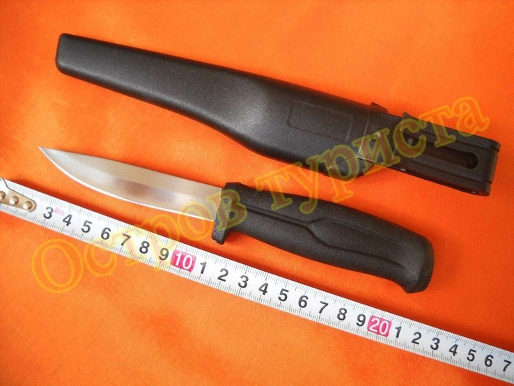 Нож туристический рыбацкий с ножнами аналог Mora, фото №4