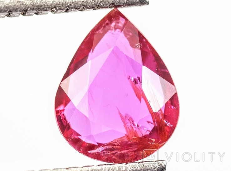 Натуральный, необработанный Рубин - 0.68 ct., фото №2