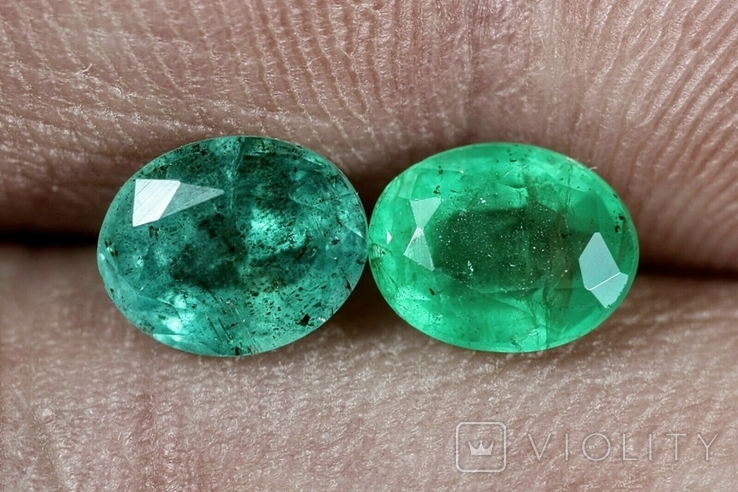 Изумруд, пара - 2.32 ct., фото №5