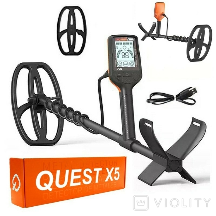 Металошукач Quest X5 + чохол на блок