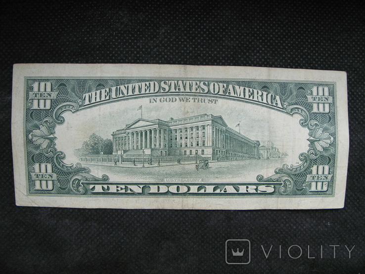 10 доларів США 1993рік ( D ), фото №6