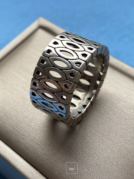 Фирменное серебряное кольцо Esprit, фото №4