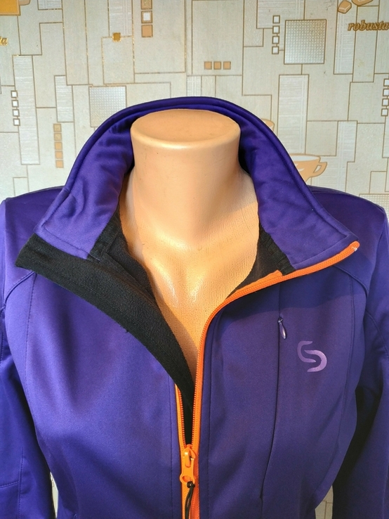Куртка. Термокуртка фиолетовая CRIVIT софтшелл стрейч p-p 40-42(состояние!), фото №5