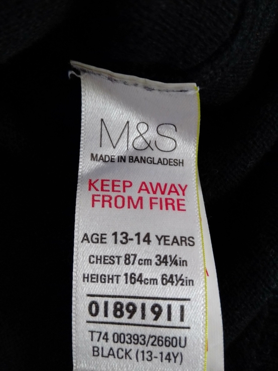 Кофта Marks Spencer р. 158-164 см., photo number 6