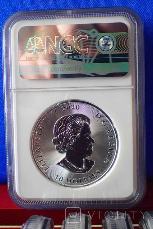 2020, Канада, Кракен, Серебро 2oz - первая монета в серии, фото №3