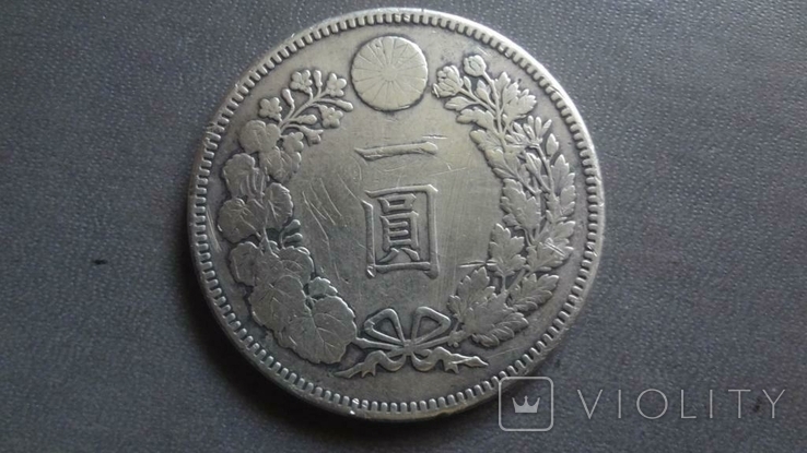 Япония 1 йена доллар 1904 серебро, photo number 3