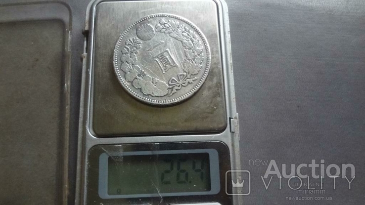 Япония 1 йена доллар 1904 серебро, photo number 6