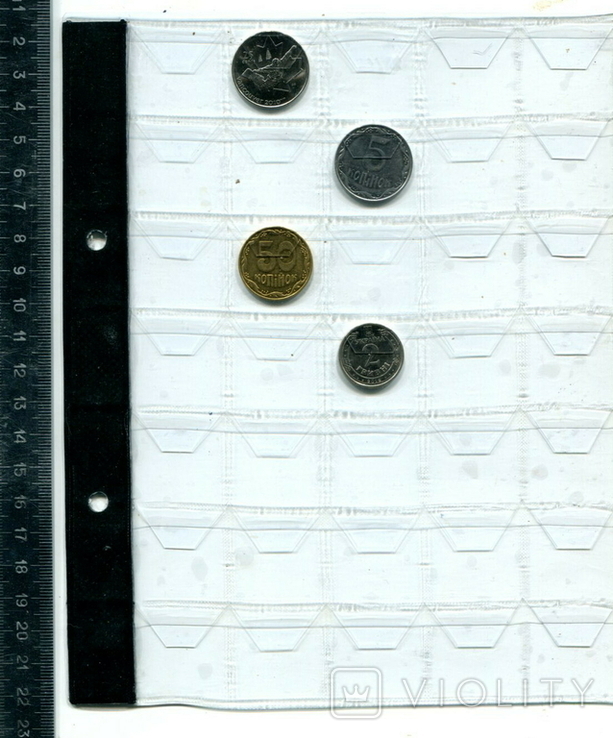 Лист для монет силиконовый формата А5 на 35 монет
