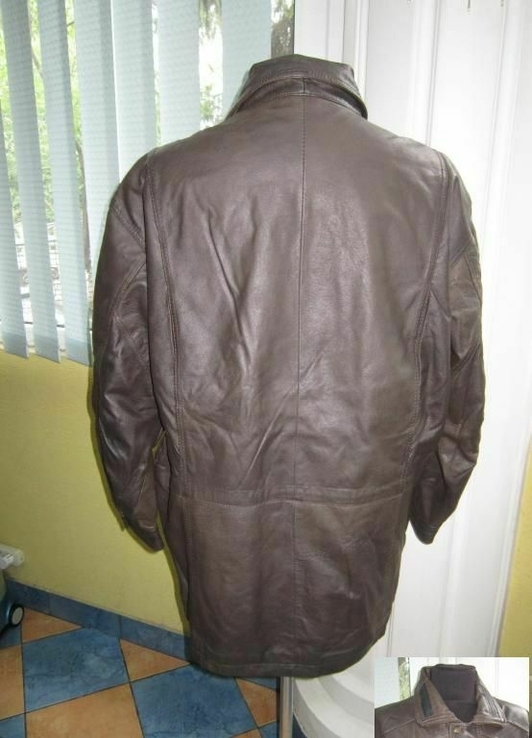 Большая кожаная мужская куртка SMOOTH City Collection. 68р. Лот 1033, фото №4