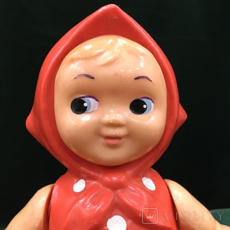 Кукла неваляшка целлулоид пр-ва СССР 19 см. см видео обзор, фото №7