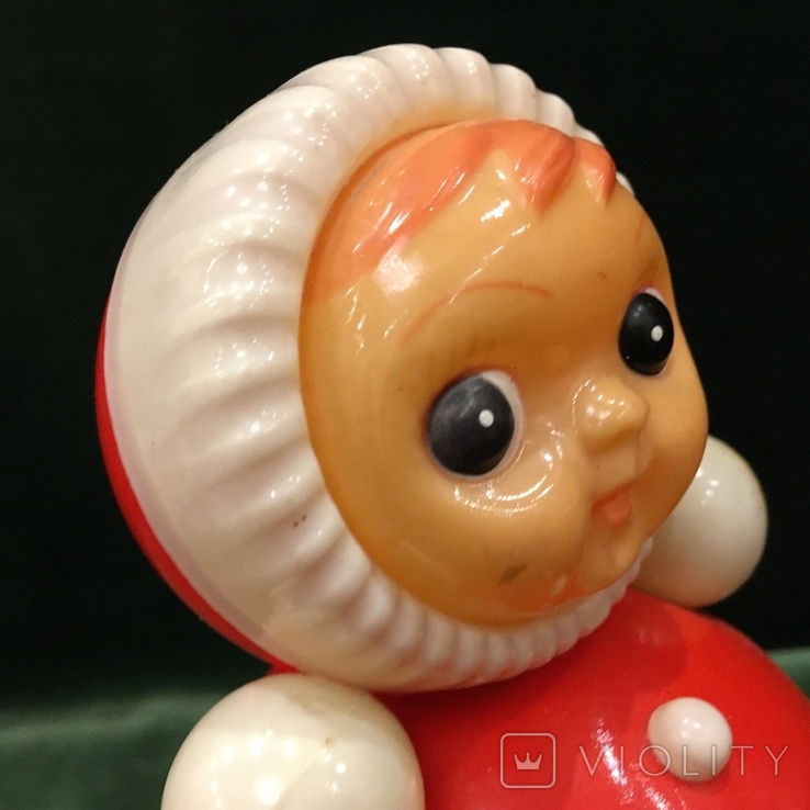 Кукла неваляшка целлулоид пр-ва СССР 14,5 см. см видео обзор, фото №10