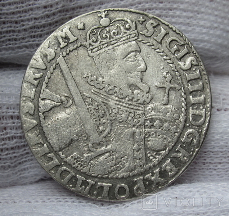 Орт 1622 г. коронный (всадник без меча), фото №2