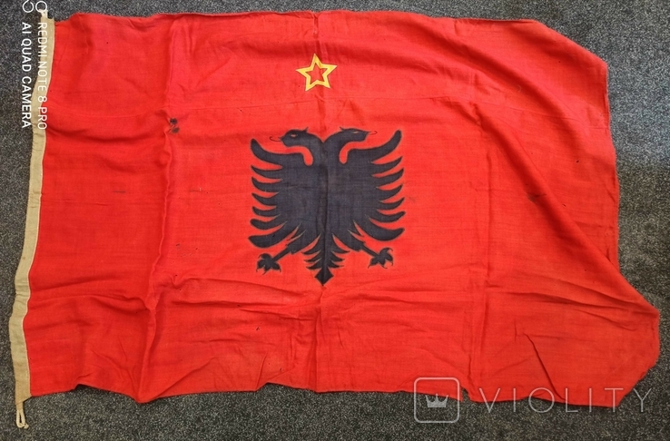 Флаг Албании морской. 200 см на 140 см., фото №2