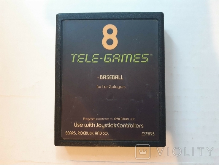 Baseball (Atari 2600, 1978) 8 Tele-games