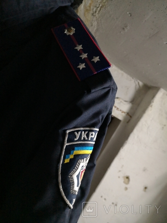Бушлат МВД МВС милиция новый синий куртка шеврон пагон 50 5 рост, фото №7