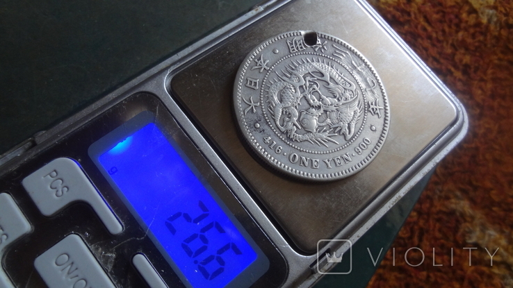 1 йена ,доллар 1914 Япония серебро (11.5.4)~, фото №6