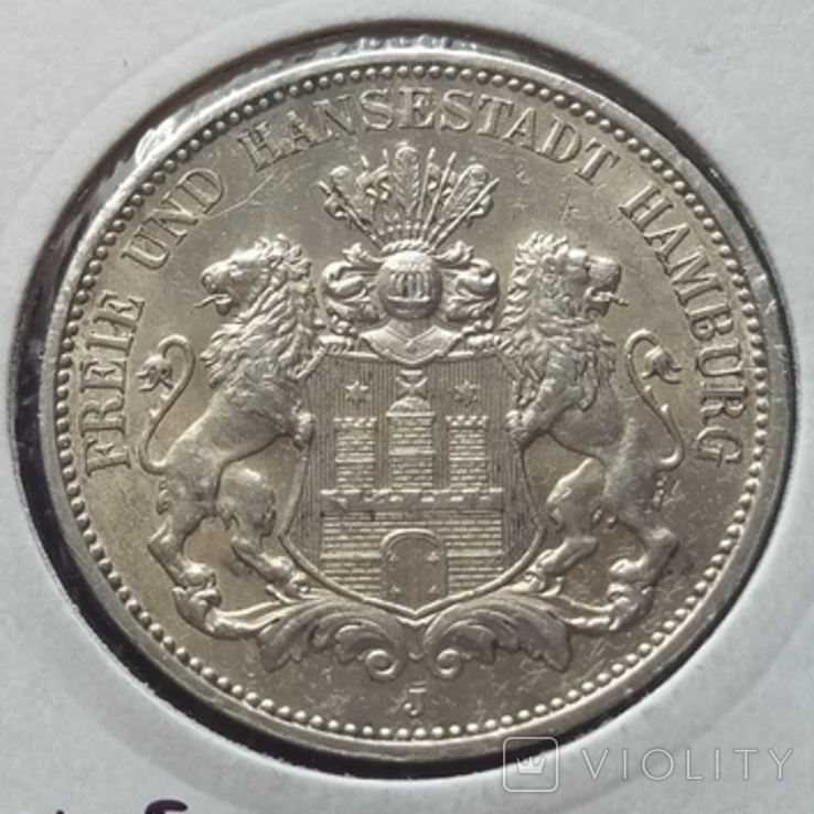 3 марки 1911 року J, фото №2
