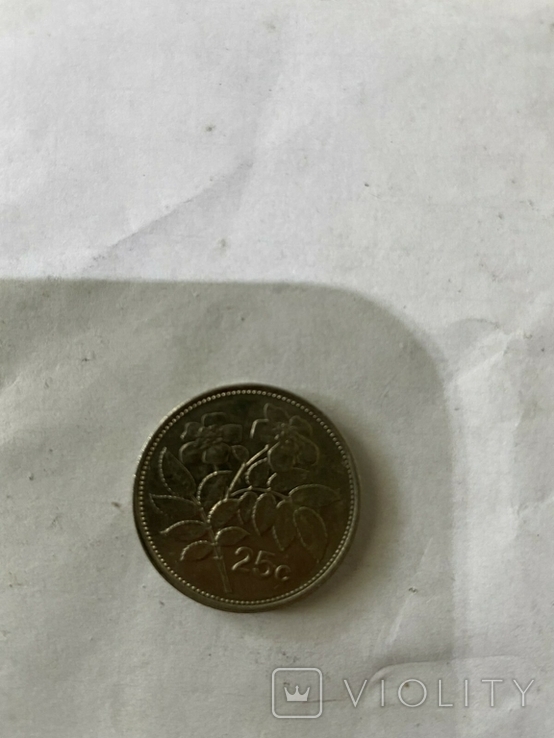 25 центов Мальта 1991, фото №3