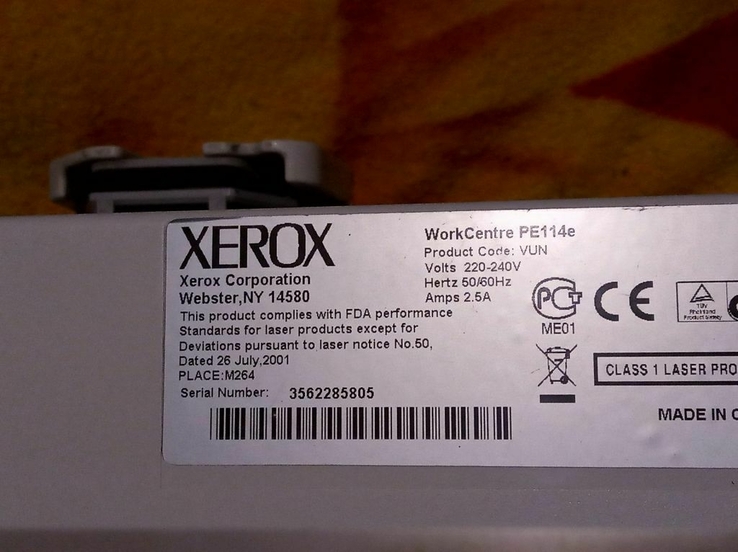 МФУ лазерный Xerox WorkCentre PE114e Samsung SCX-4100 Win7 Отличный, photo number 4