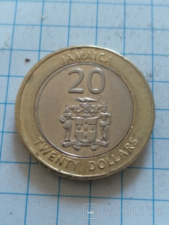 20 долларов Ямайки, фото №3