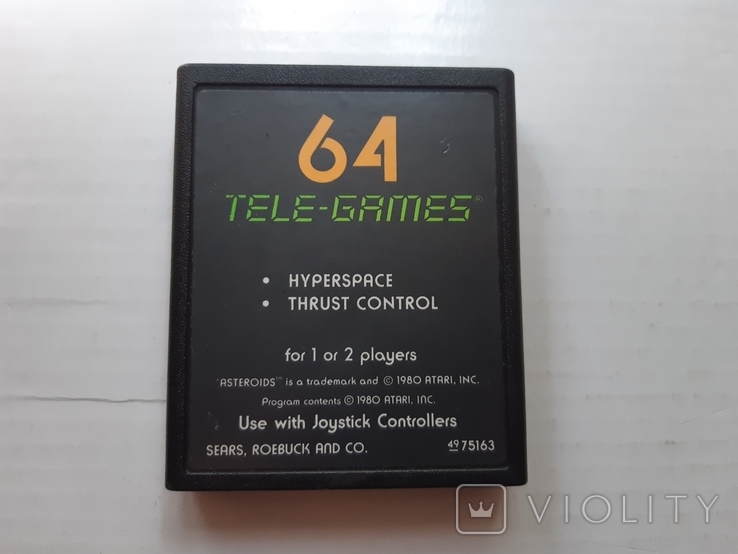 Asteroids (Atari 2600, 1981) 64 Tele-Games