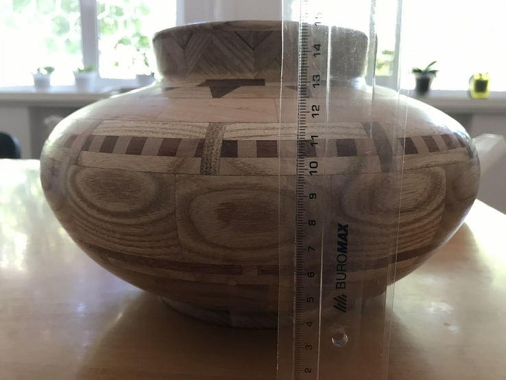Деревянная ваза в сегментной технологии, фото №2
