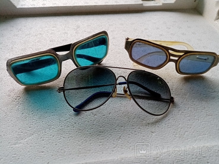 Сонце защитные очки 70тих годов, фото №2