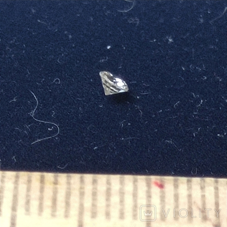 Природный бриллиант 0,08ct, фото №2
