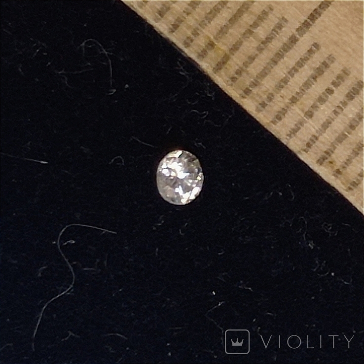 Природный бриллиант 0,08ct, фото №3