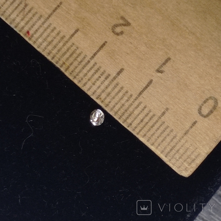 Природный бриллиант 0,08ct, фото №6