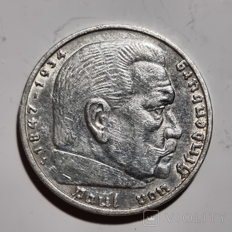 5 марок 1935 J
