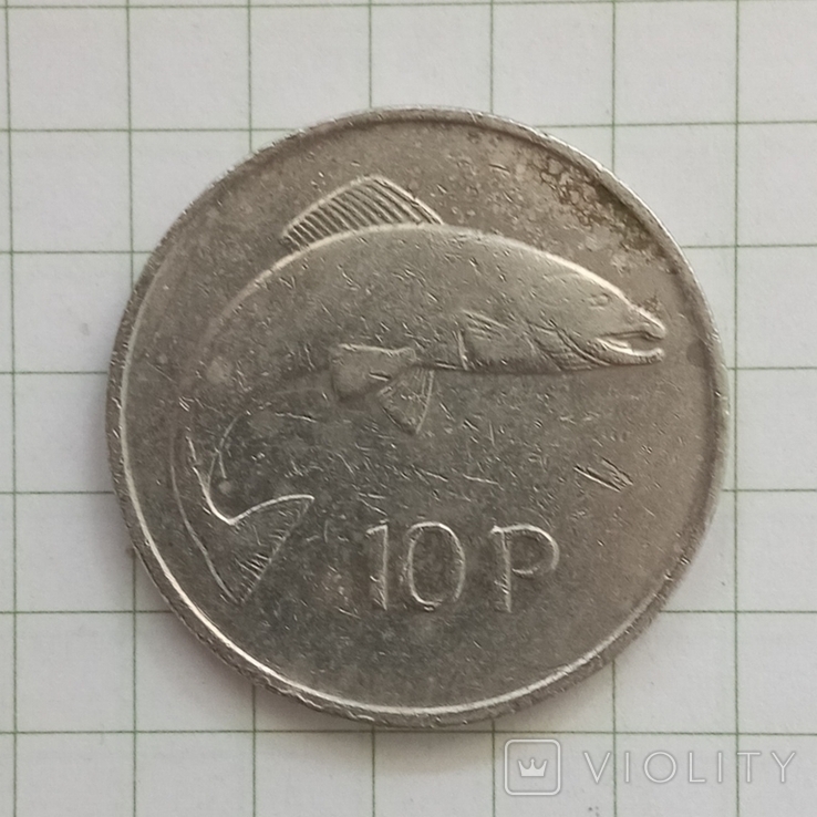 Ирландия 10 пенни 1980 год