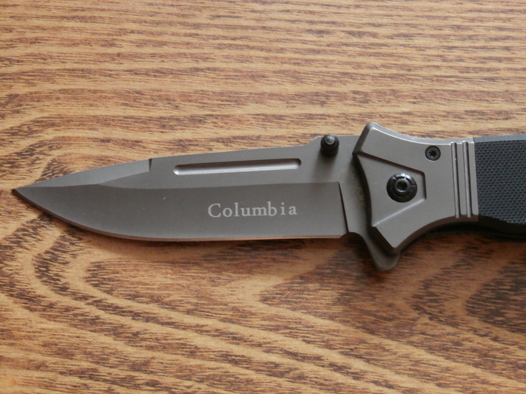 Складной нож Columbia полуавтомат 22 см, фото №3