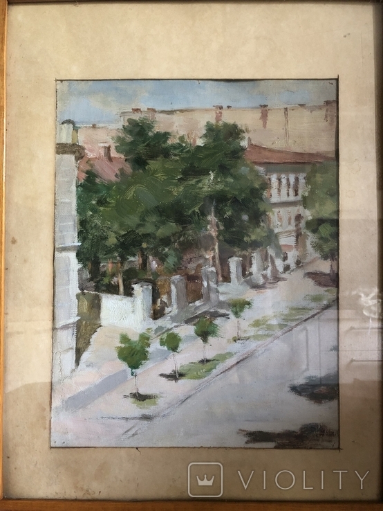 Вид из окна квартиры Буковецкого, Неизвестного Художника, фото №4