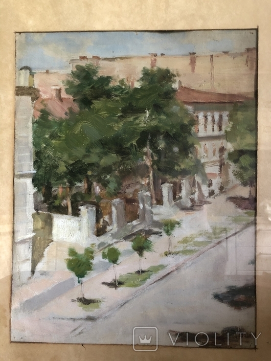 Вид из окна квартиры Буковецкого, Неизвестного Художника, фото №2