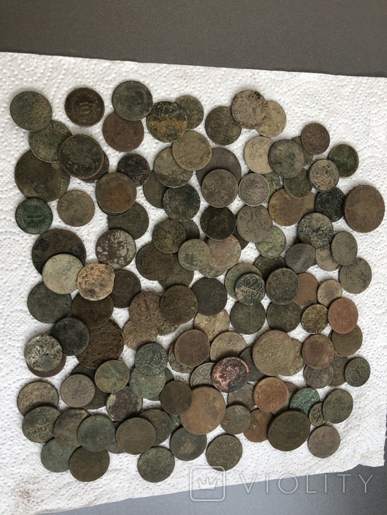 Монеты средневековой Европы неочищенные