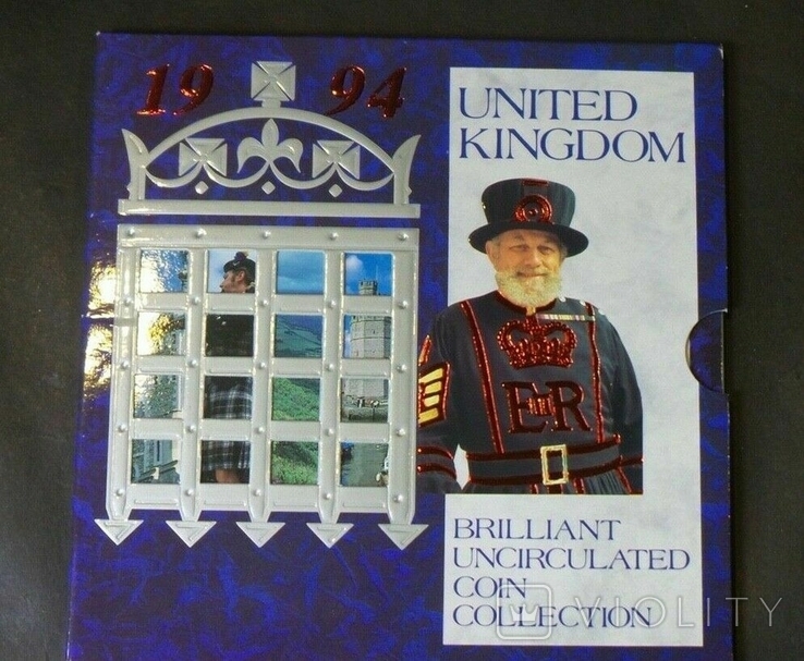 Великобритания Годовой Набор 1994 300-лет Банку Англии, фото №4