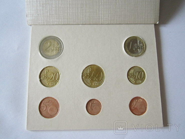 Річний набір монет Ватікана. 2005 р.
