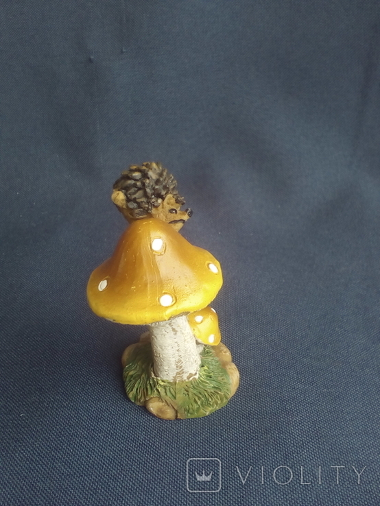 Скульптурная композиция "Грибы. Ежик на грибочке". Германия, фото №5