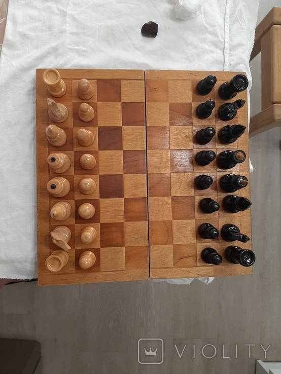 Шахматы деревянные старые, фото №5